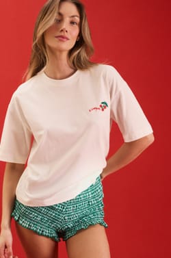 Pantal&oacute;n corto de algod&oacute;n estampado;${refinementColor}