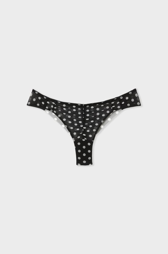 Polka Dot Tanga;${refinementColor}