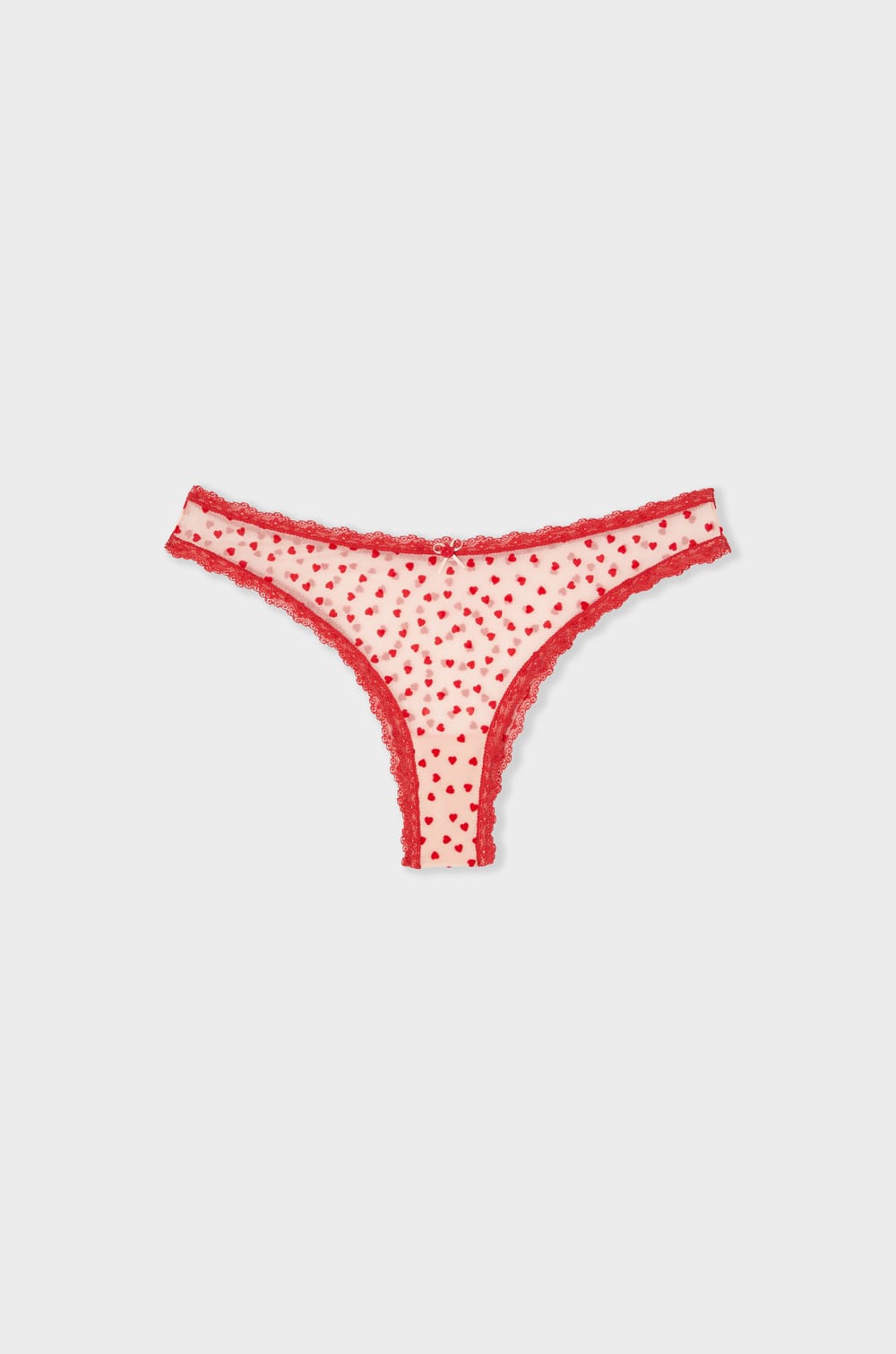 Tanga van tule met hartjesmotief;${refinementColor}