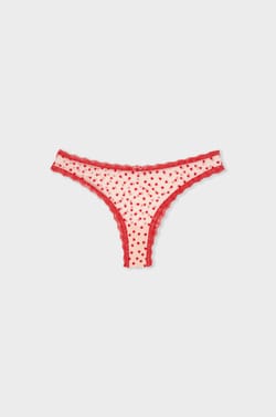 Tanga van tule met hartjesmotief;${refinementColor}