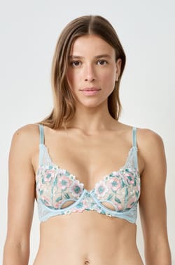 Lace Balconette Bra;${refinementColor}