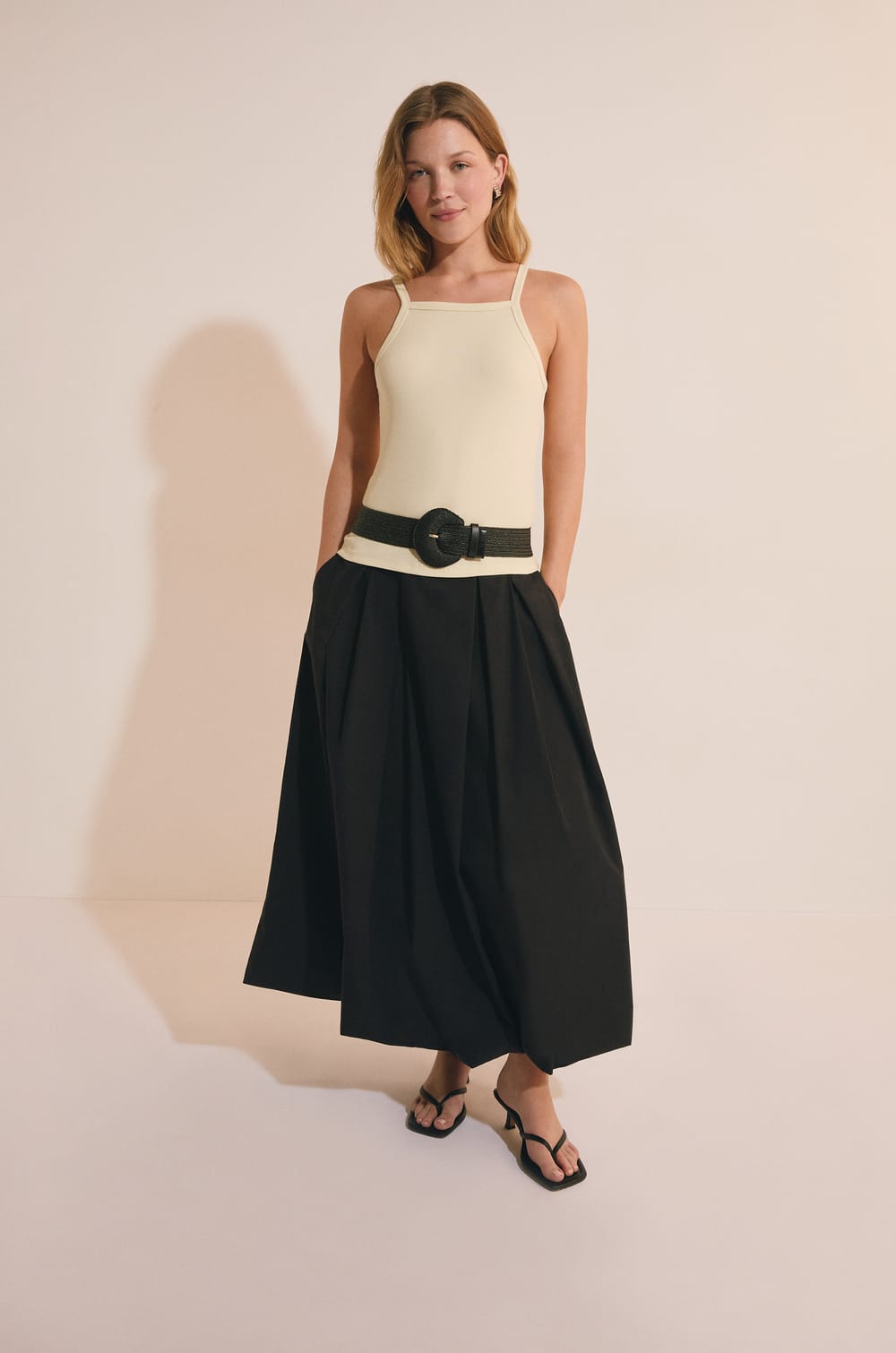 D&eacute;bardeur c&ocirc;tel&eacute; en coton;${refinementColor}