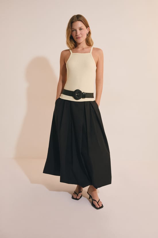 D&eacute;bardeur c&ocirc;tel&eacute; en coton;${refinementColor}