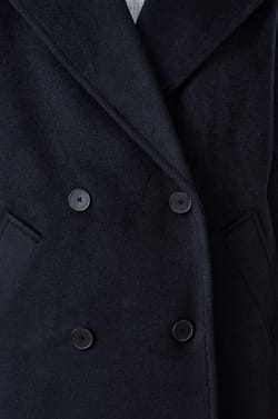 Manteau long coupe droite;${refinementColor}