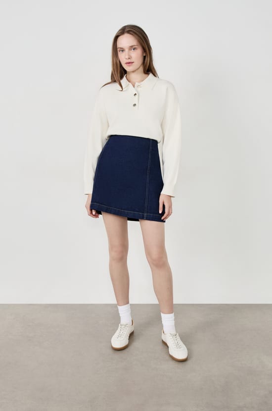 Polo manches longues;${refinementColor}