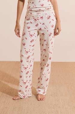 Pantalon de pyjama avec coton et motifs tomates;${refinementColor}