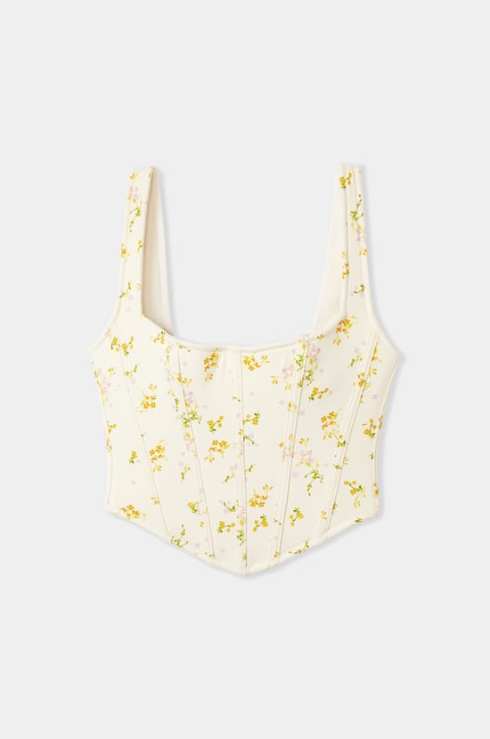 Floral Corset;${refinementColor}