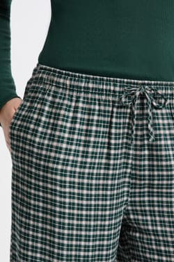 Plaid Pajama Pants;${refinementColor}