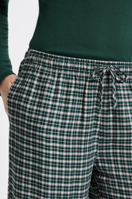 Pantalon de pyjama à carreaux;${refinementColor}