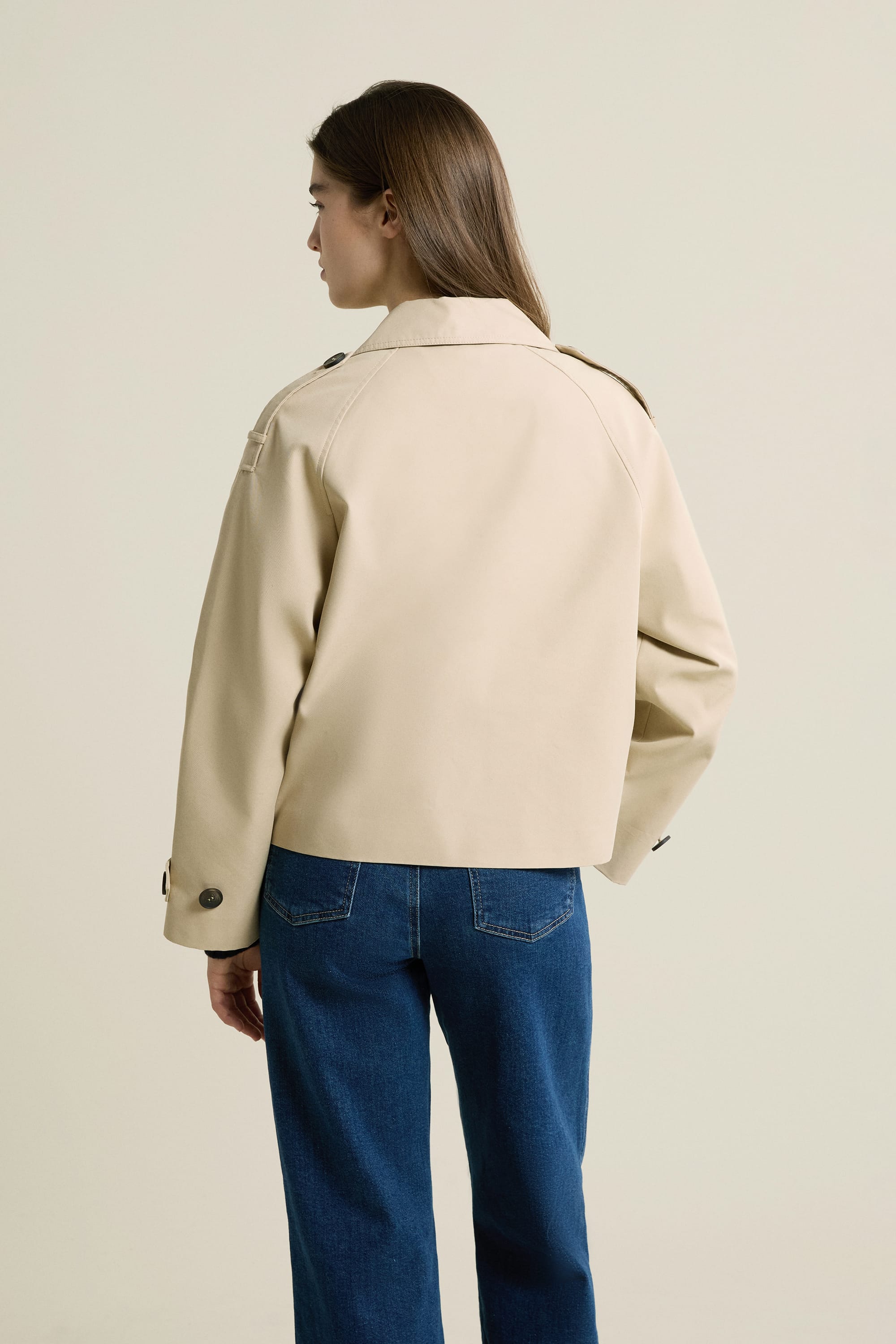 Short Trench Coat - MINA - BEIGE - ETAM