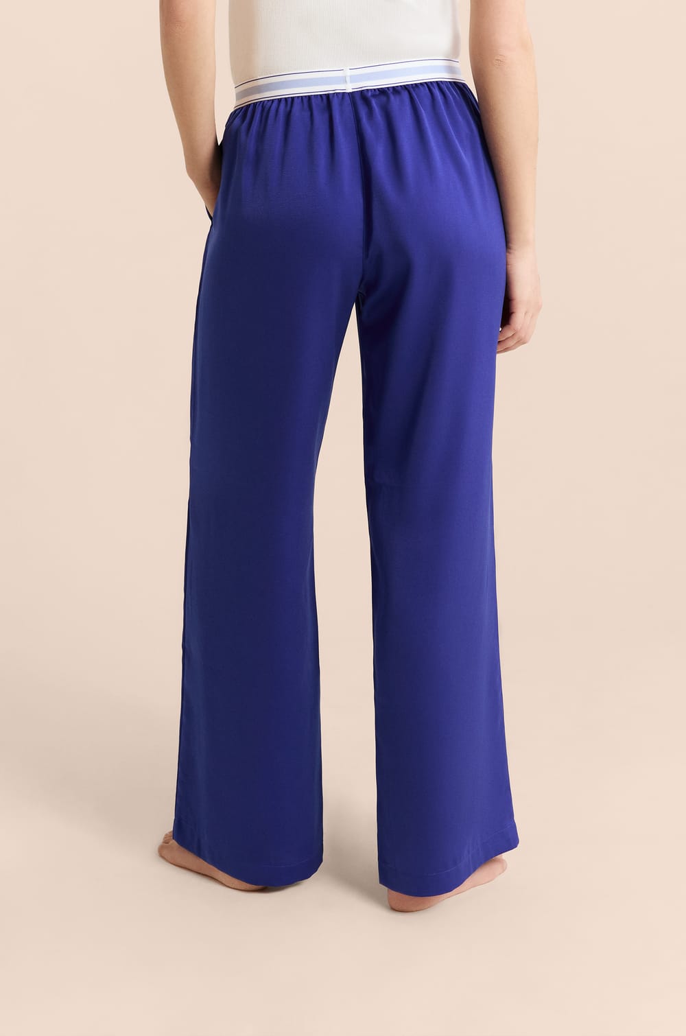 Pantal&oacute;n de pijama con cintura el&aacute;stica &laquo;move, smile, sleep;${refinementColor}