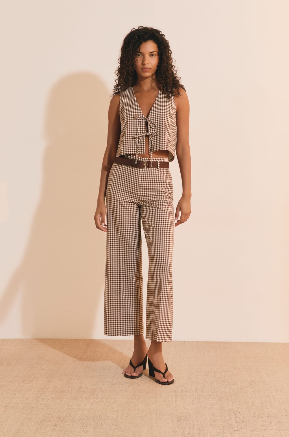 Top nouable &agrave; carreaux;${refinementColor}