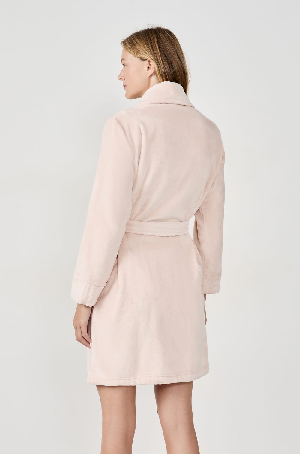 Velvet-Effect Robe;${refinementColor}