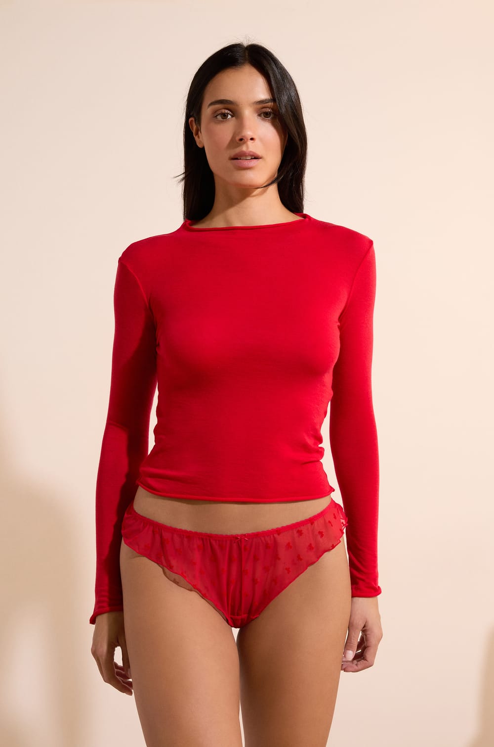 Tanga en tulle;${refinementColor}