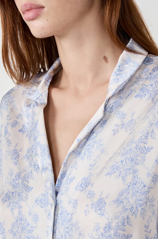 Chemise de pyjama satinée;${refinementColor}