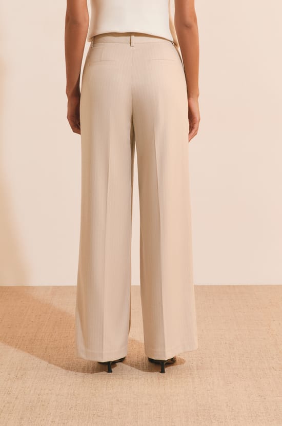 Pantalon &agrave; rayures;${refinementColor}