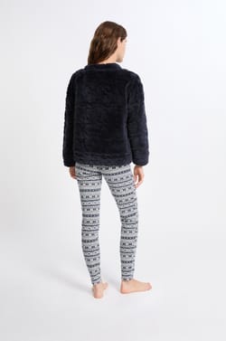 2-Piece Pajama Set With Patterns;${refinementColor}