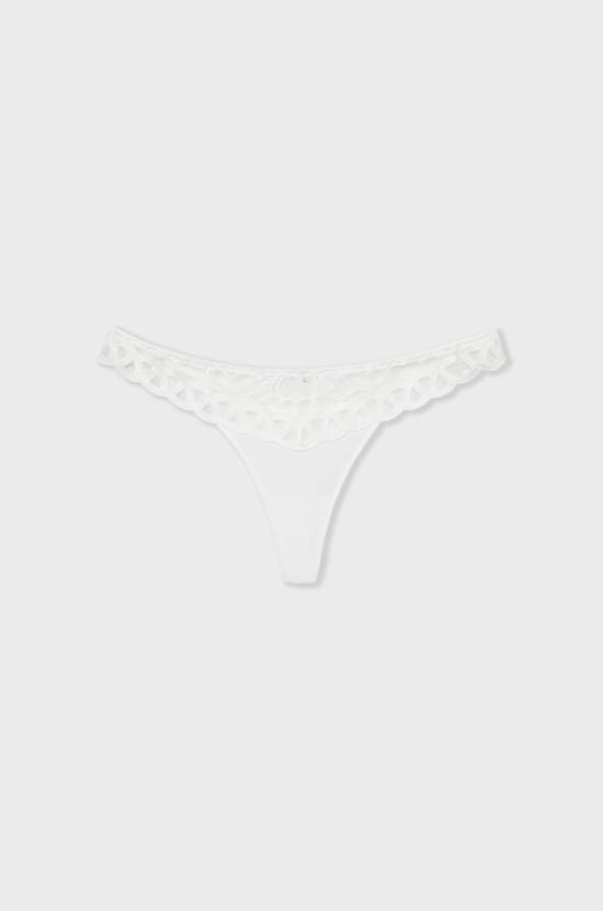 Embroidered Thong;${refinementColor}