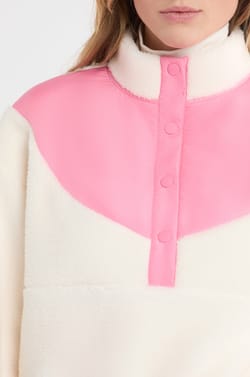 Sweatshirt effet polaire;${refinementColor}