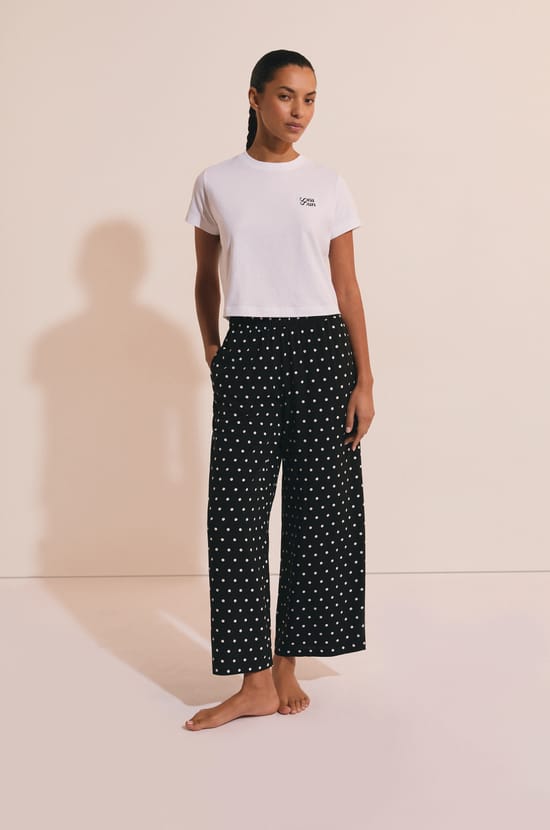 Pantalon de pyjama &agrave; rayures;${refinementColor}