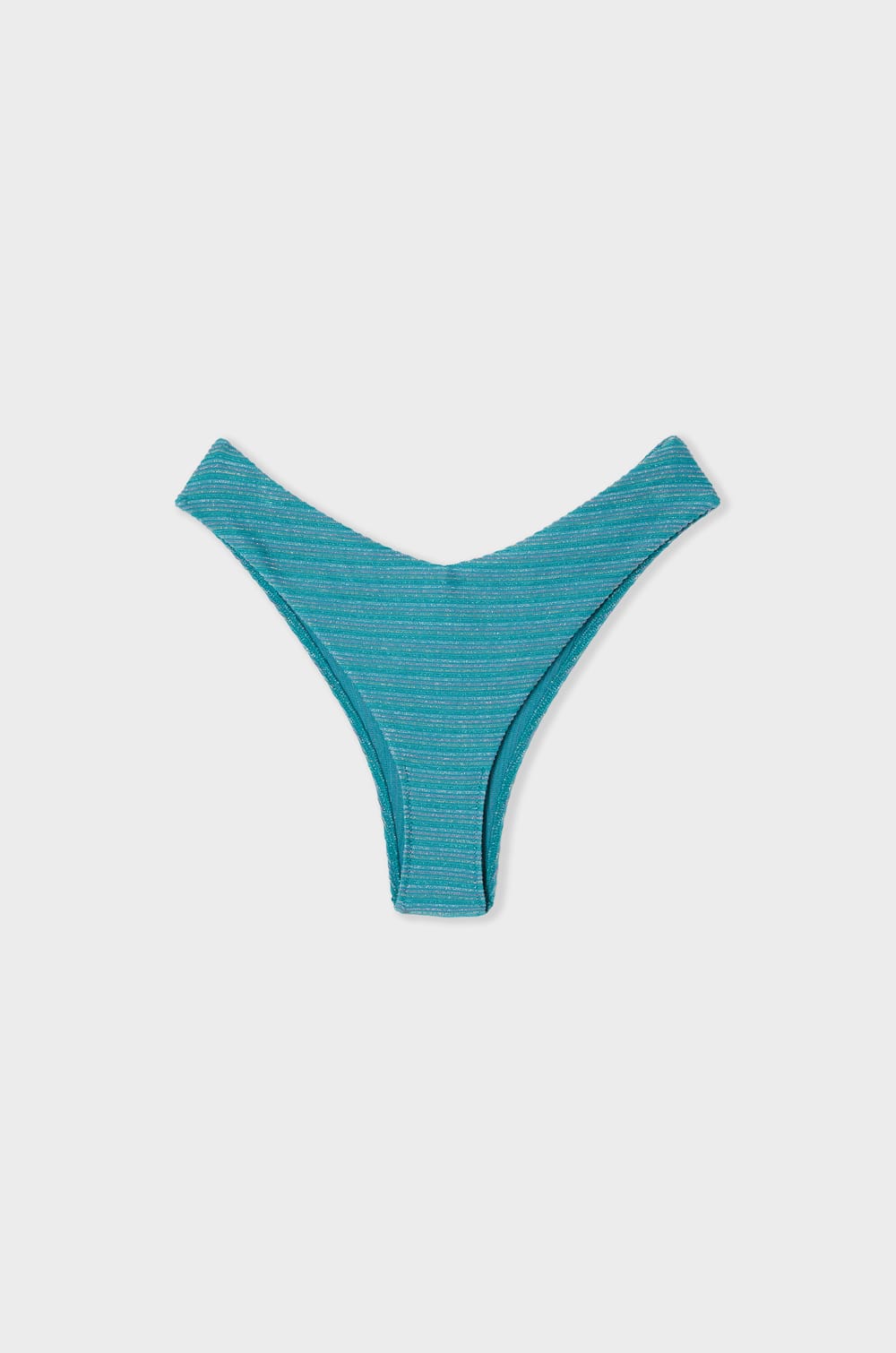 Braga de bikini brasile&ntilde;a de corte alto brillante;${refinementColor}