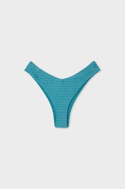 Braga de bikini brasile&ntilde;a de corte alto brillante;${refinementColor}