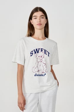 Printed Pajama T-Shirt;${refinementColor}