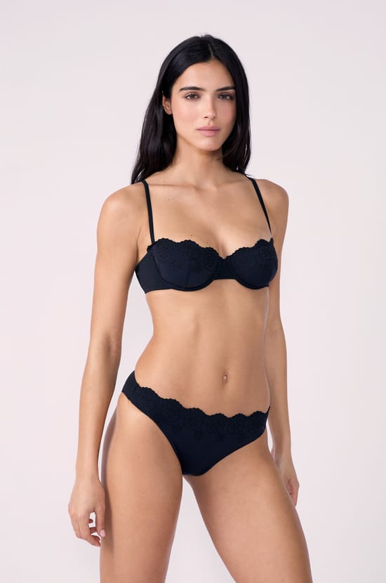Embroidered bikini bottom;${refinementColor}