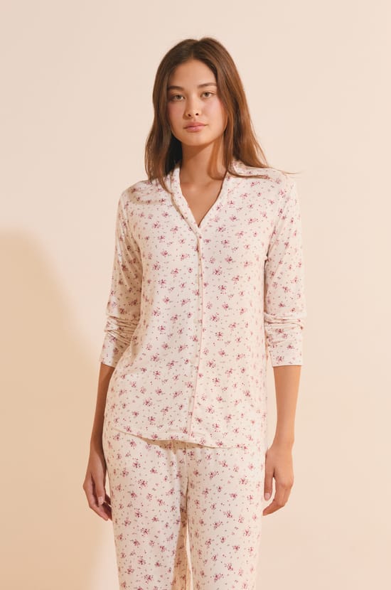 2-delige pyjamaset met lange mouwen;${refinementColor}
