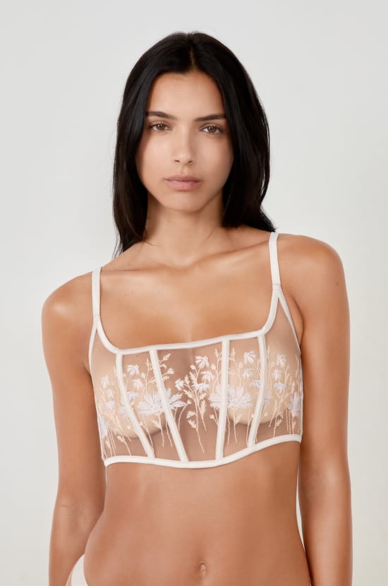 Soutien-gorge corset avec broderie;${refinementColor}