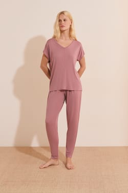 Top manches courtes uni;${refinementColor}