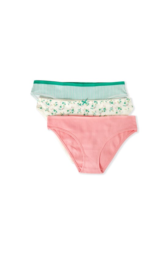 Lot de 3 culottes en coton;${refinementColor}