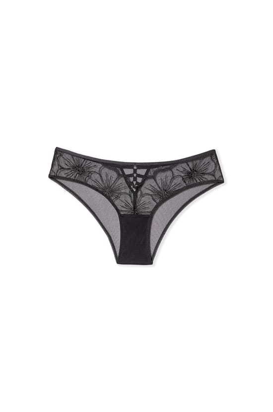 Boyshort with embroidery;${refinementColor}