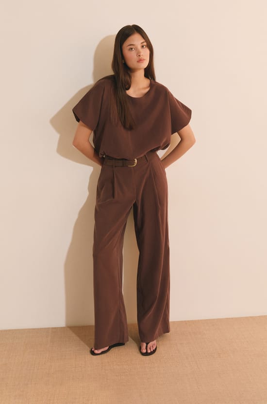 Pantalon large;${refinementColor}