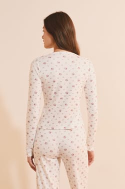 T-shirt manches longues avec boutons;${refinementColor}