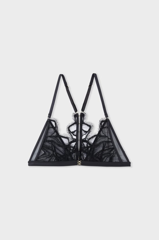 Soutien-gorge triangle en dentelle;${refinementColor}