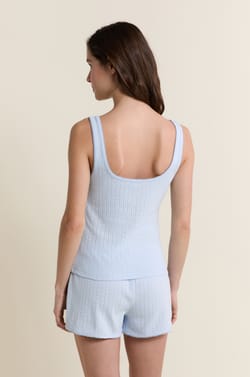 Pyjama tanktop van katoen;${refinementColor}