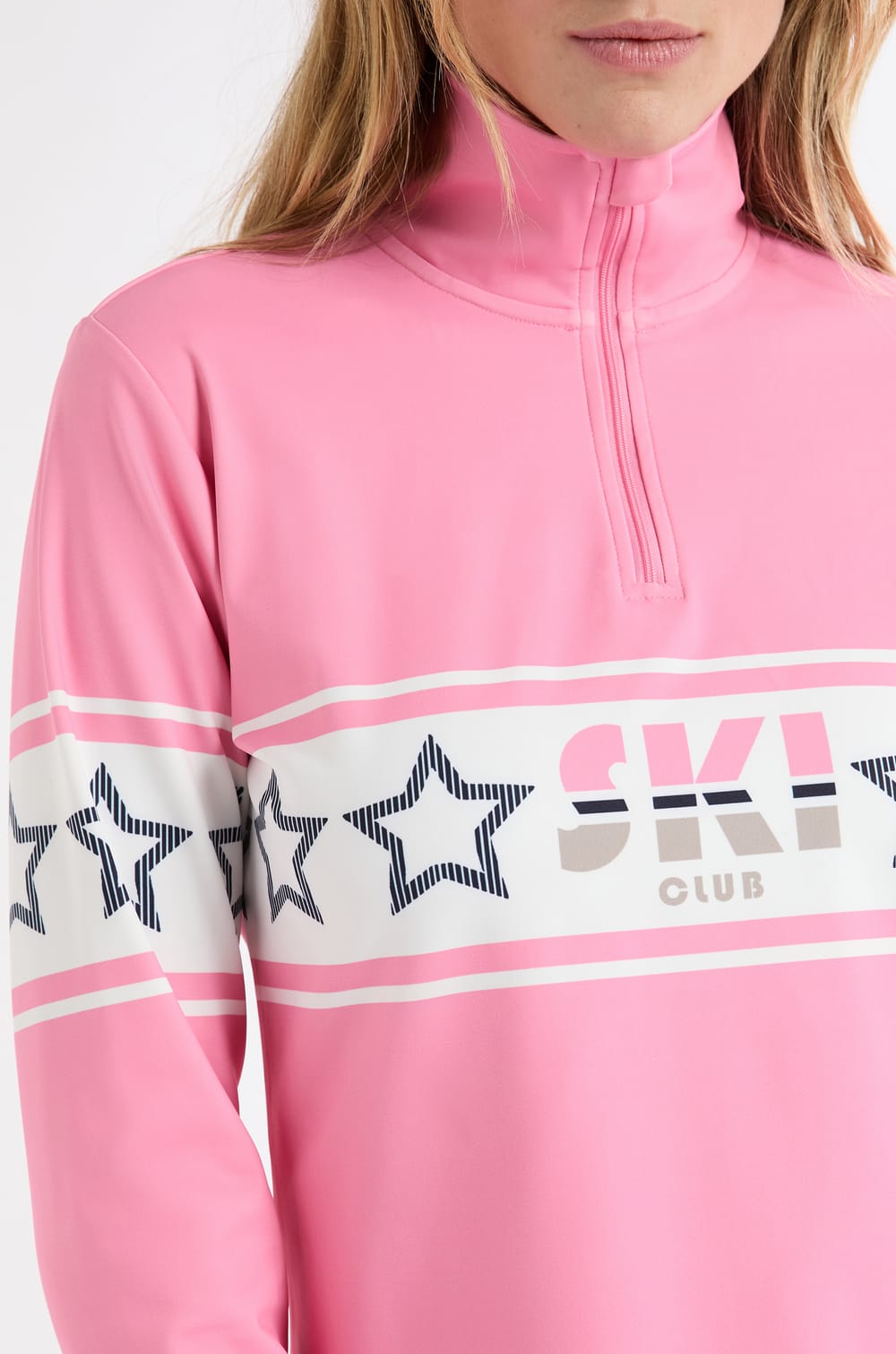 Camiseta de manga larga con estampado «ski club»;${refinementColor}
