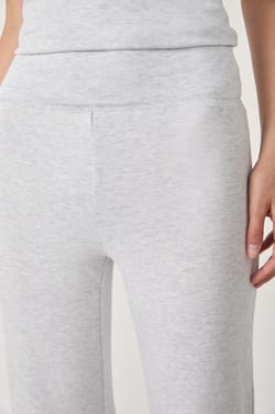 Broek met wijde pijpen van modal;${refinementColor}