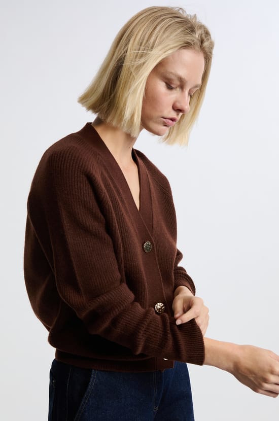 Long-sleeved cardigan;${refinementColor}