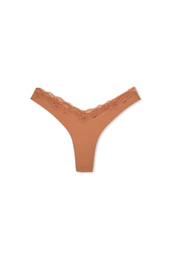 Tanga avec d&eacute;tail dentelle;${refinementColor}