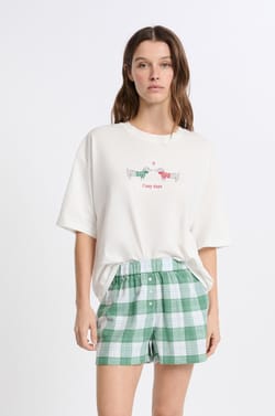 Cotton T-Shirt With Dog Pattern;${refinementColor}