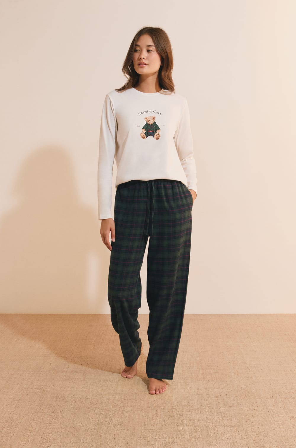 Ensemble de pyjama 3 pi&egrave;ces en coton;${refinementColor}