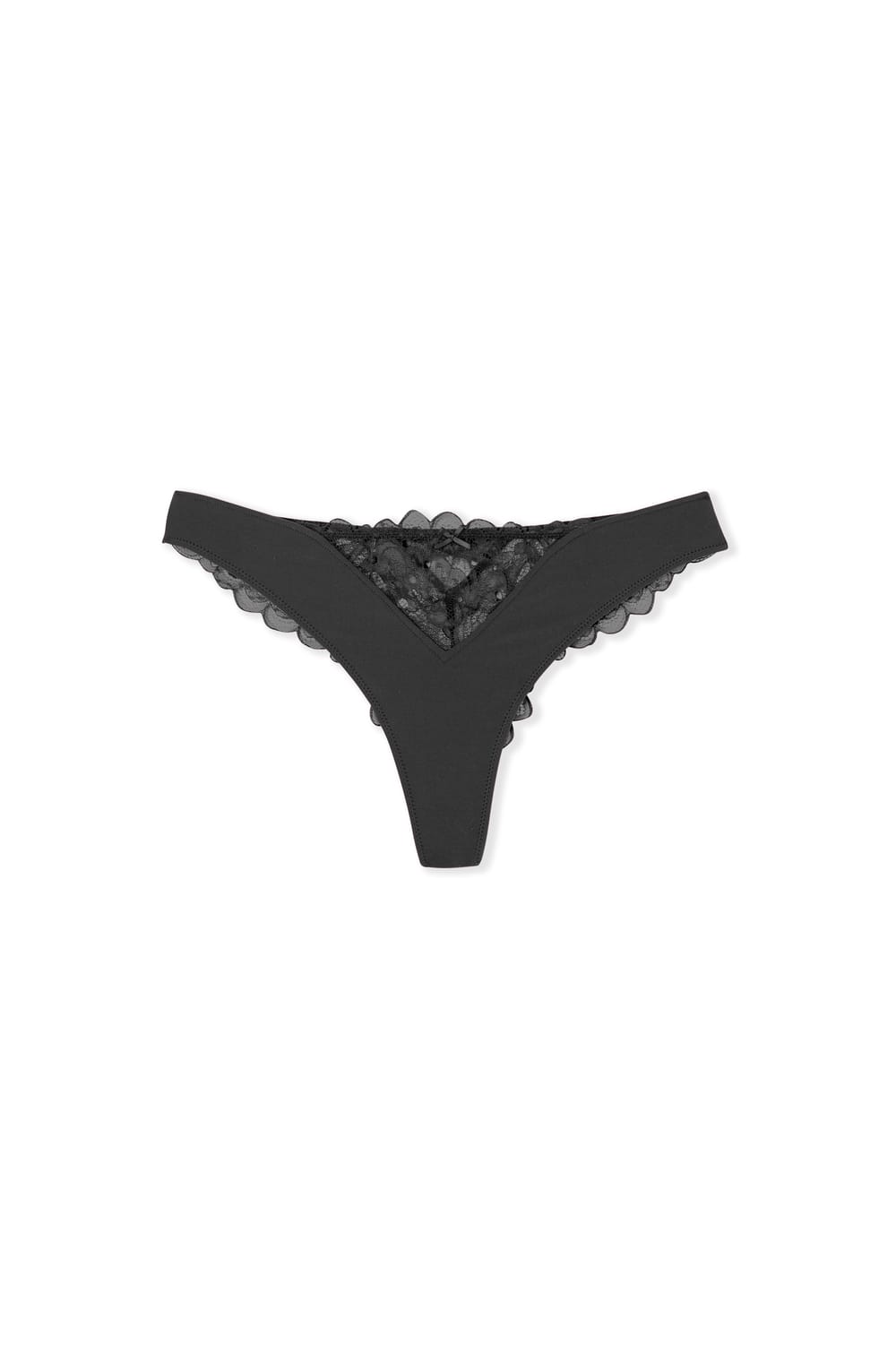 Tanga avec d&eacute;tails en dentelle;${refinementColor}