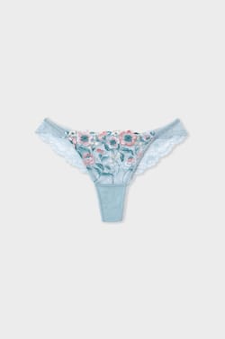 Tanga de encaje;${refinementColor}