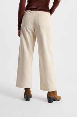 Pantalon en coton effet velours;${refinementColor}