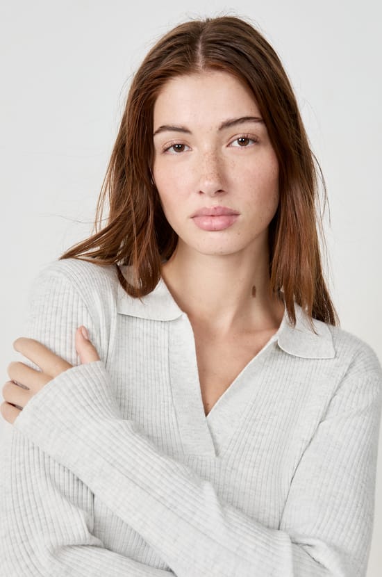 Polo manches longues;${refinementColor}