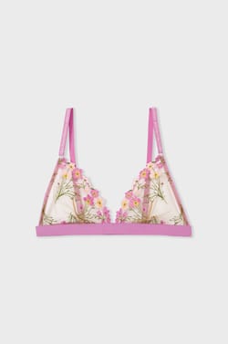 Soutien-gorge N.8 - Le triangle sans armatures brodé;${refinementColor}