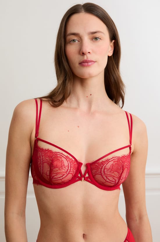 Soutien-gorge N.9 - Balconnet en dentelle et liens;${refinementColor}