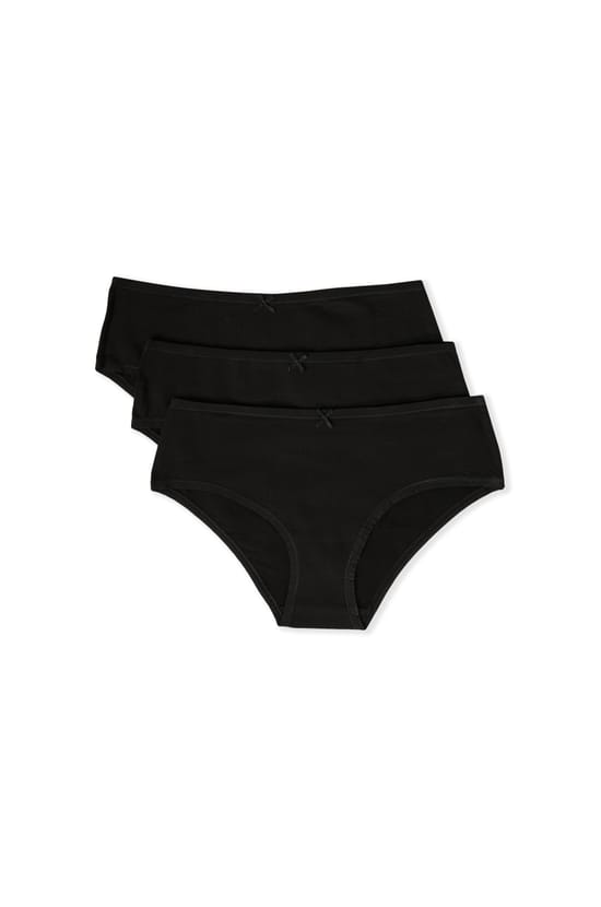 Pack of 3 Cotton Boyshorts;${refinementColor}